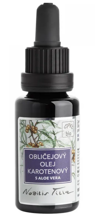 Obličejový olej karotenový s aloe vera 20ml Nobilis Tilia 